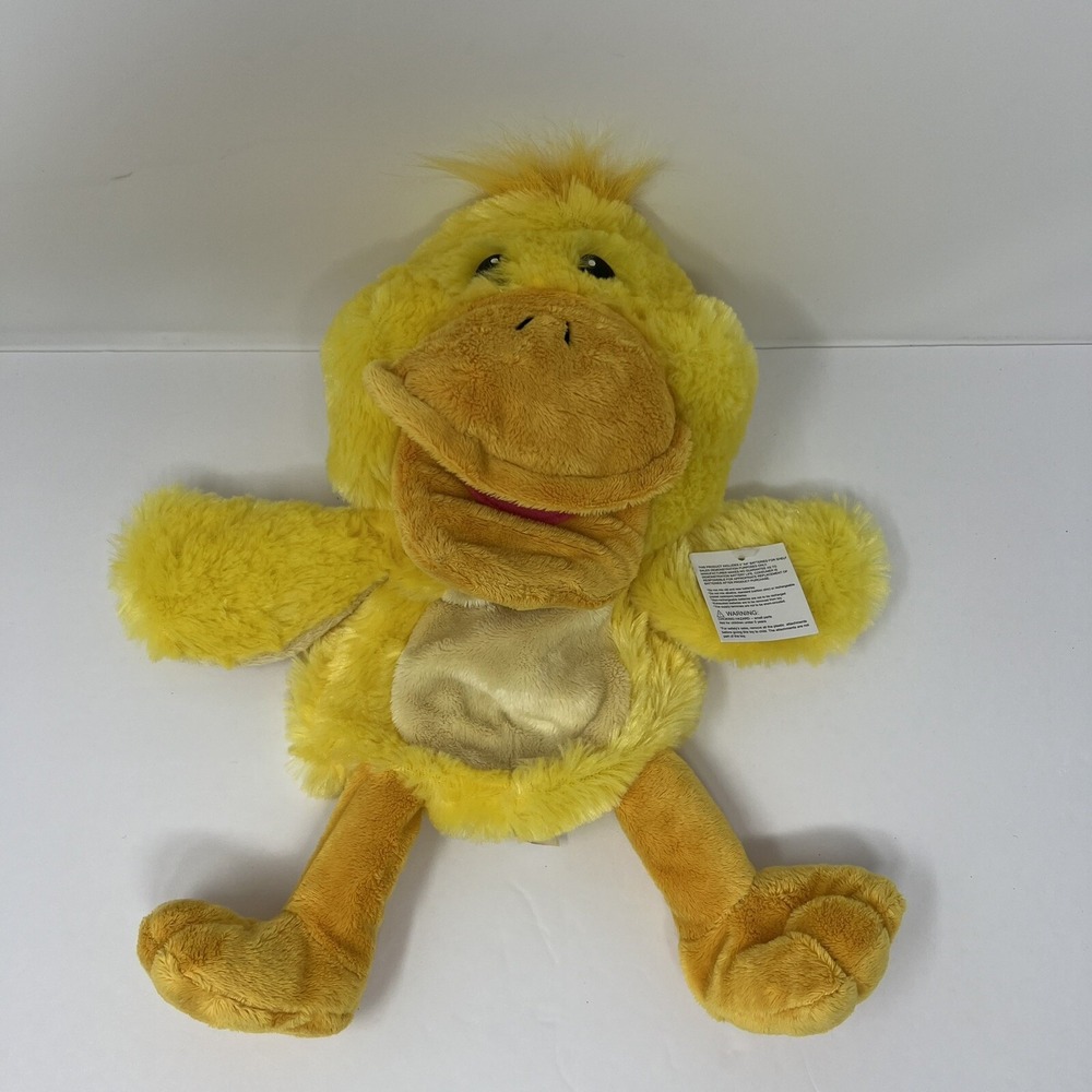 KellyToy Quacking Duck Hand Puppet Plush Stuffed Animal 13 inches Soft Furry Toy - Picture 12 of 16